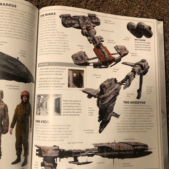 BOOK💜💜3/$15 SALE💜💜’STAR WARS -The Last Jedi’  A Visual Dictionary Hardcover Book - Picture 5 of 7